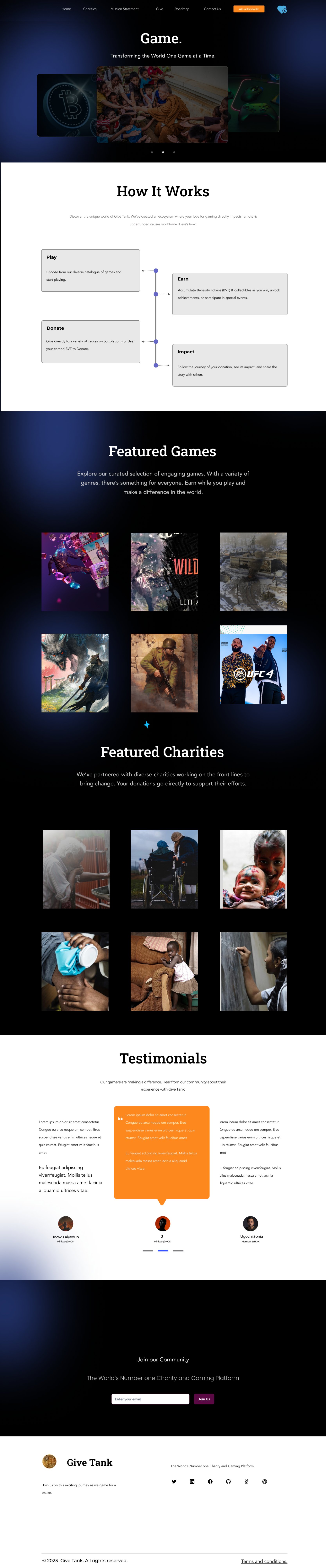 Web3 Gaming for Charity